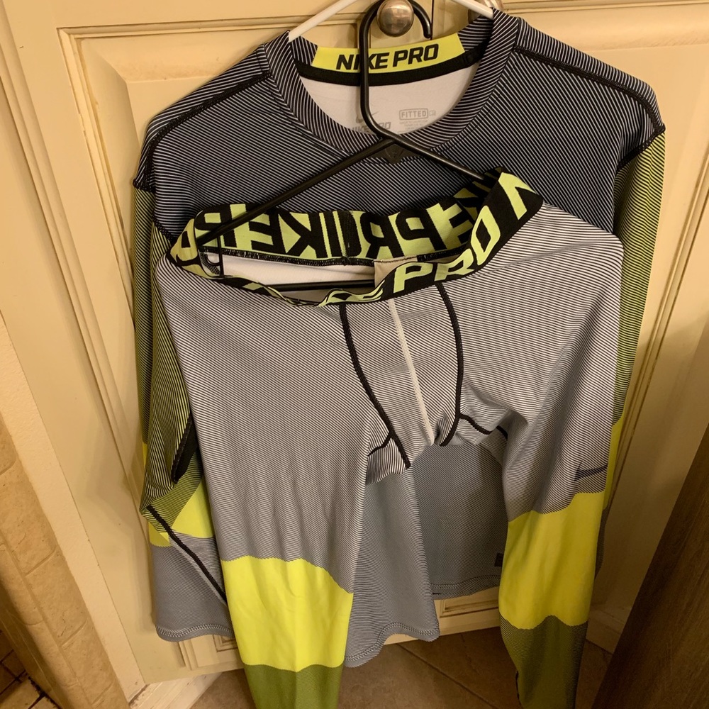Nike pro top and bottom